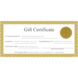 Gift Certificate Templates 