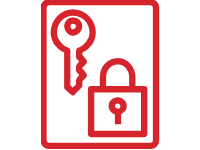 AWS Identity and Access Management IAM Data Encryption Key light bg
