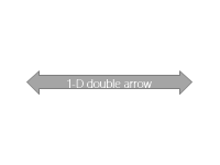 Line Fat arrow double