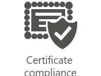 Certificate compliance