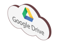 Cloud Google Drive 3D