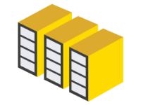 Server Yellow x 3