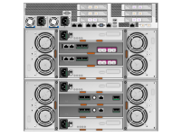 5330 Compute Node and Storage Shelves Rbod and Ebod Rear View Option B