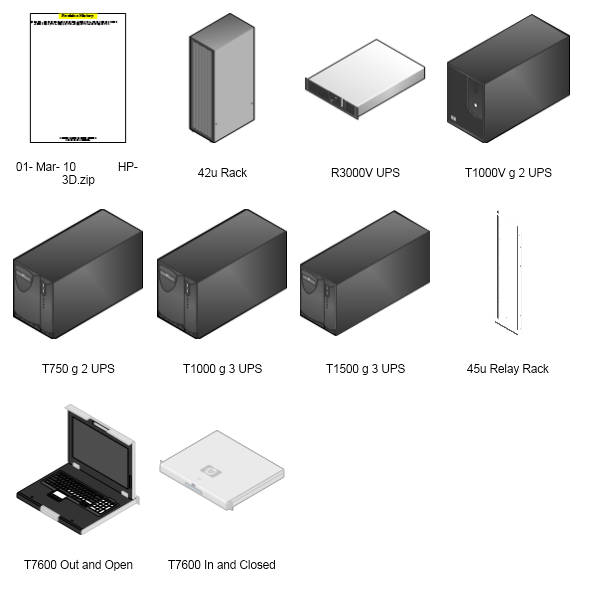 HPE Rack Power 3D Preview Large