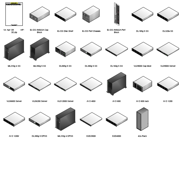 HPE Storage Server 3D Preview Large