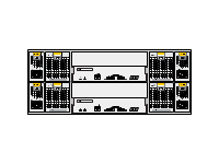 Back view of 4U disk enclosure