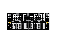 Back view of engine with two 6Gb SAS cards