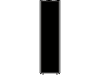 Front view of an empty server rack