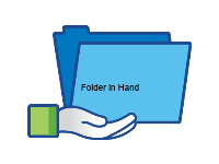 Folder in Hand