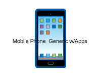 Mobile Phone Generic w Apps 