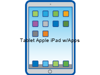 Tablet Apple i Pad w Apps 