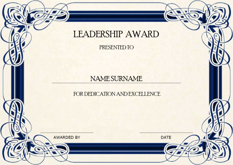 Leadership Award | MyDraw